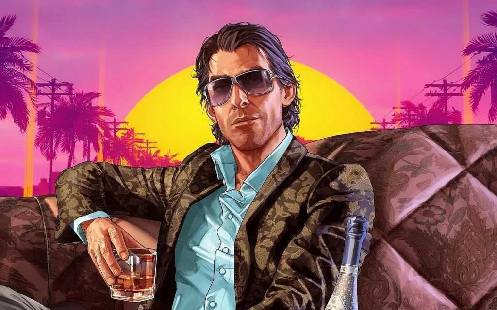 This GTA Online artwork apparently resembles one of the protagonists