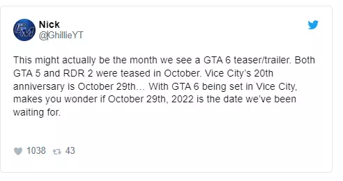 Why are so many players talking about a GTA 6 trailer in October?