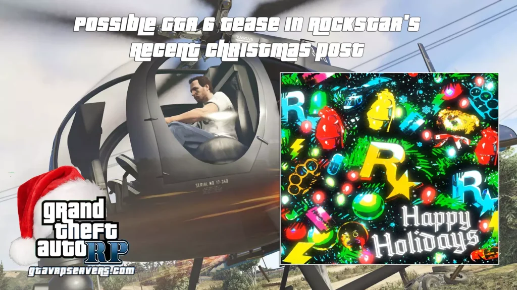 Possible GTA 6 tease in Rockstar's recent Christmas post