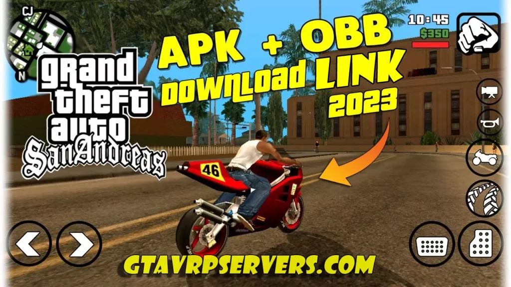 GTA San Andreas APK+OBB download link for Android in 2023